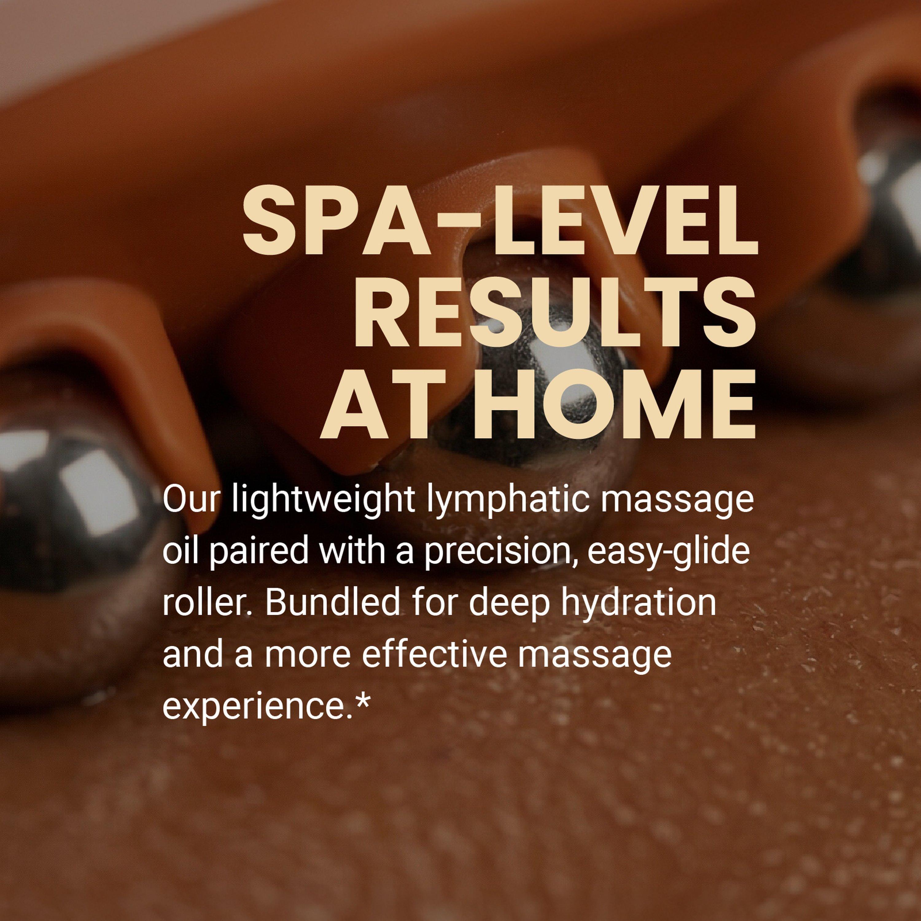 M3 Lymphatic Massage Oil + Lymphatic Roller Set — фото 4