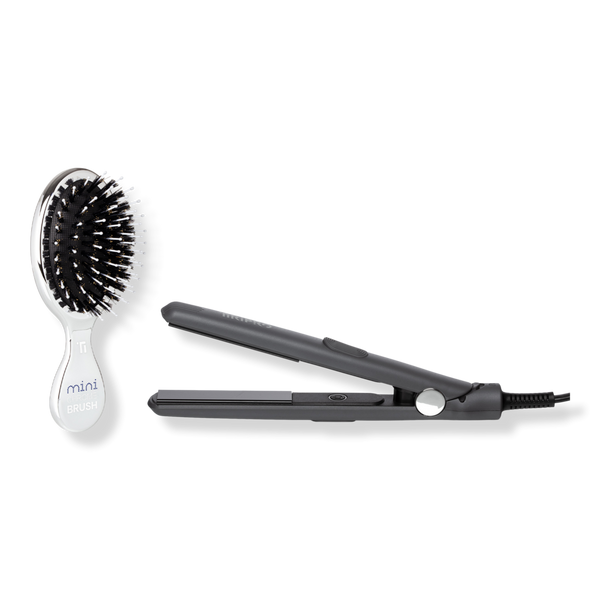Tiri Pro To-Go Flat Iron & Mini Chrome Brush Set #1