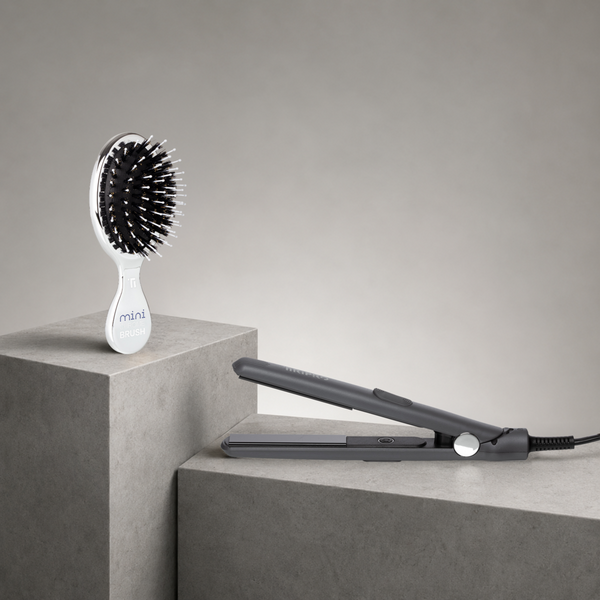 Tiri Pro To-Go Flat Iron & Mini Chrome Brush Set #7