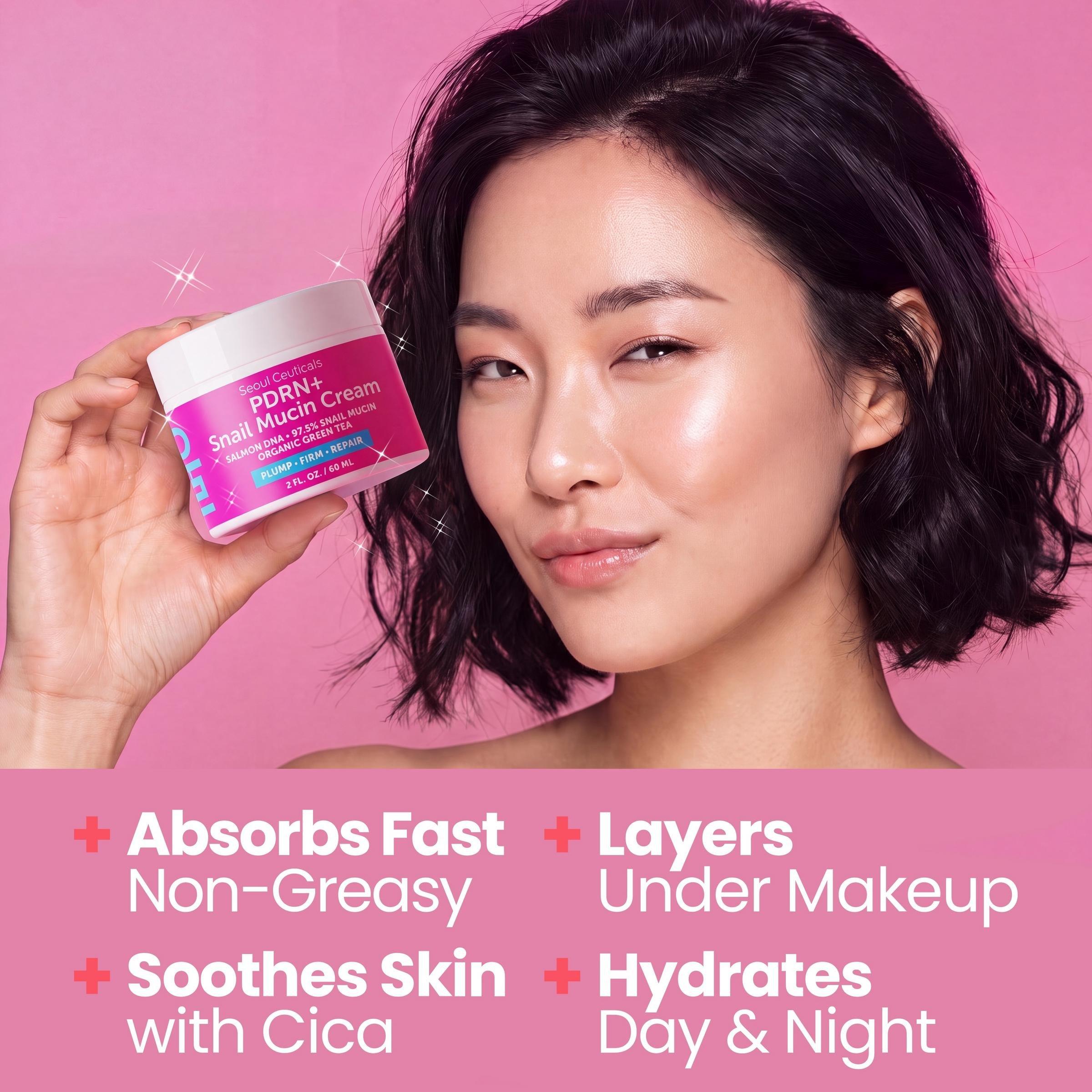 Крем Seoul Ceuticals Pdrn с ДНК лосося и муцином улитки — фото 5