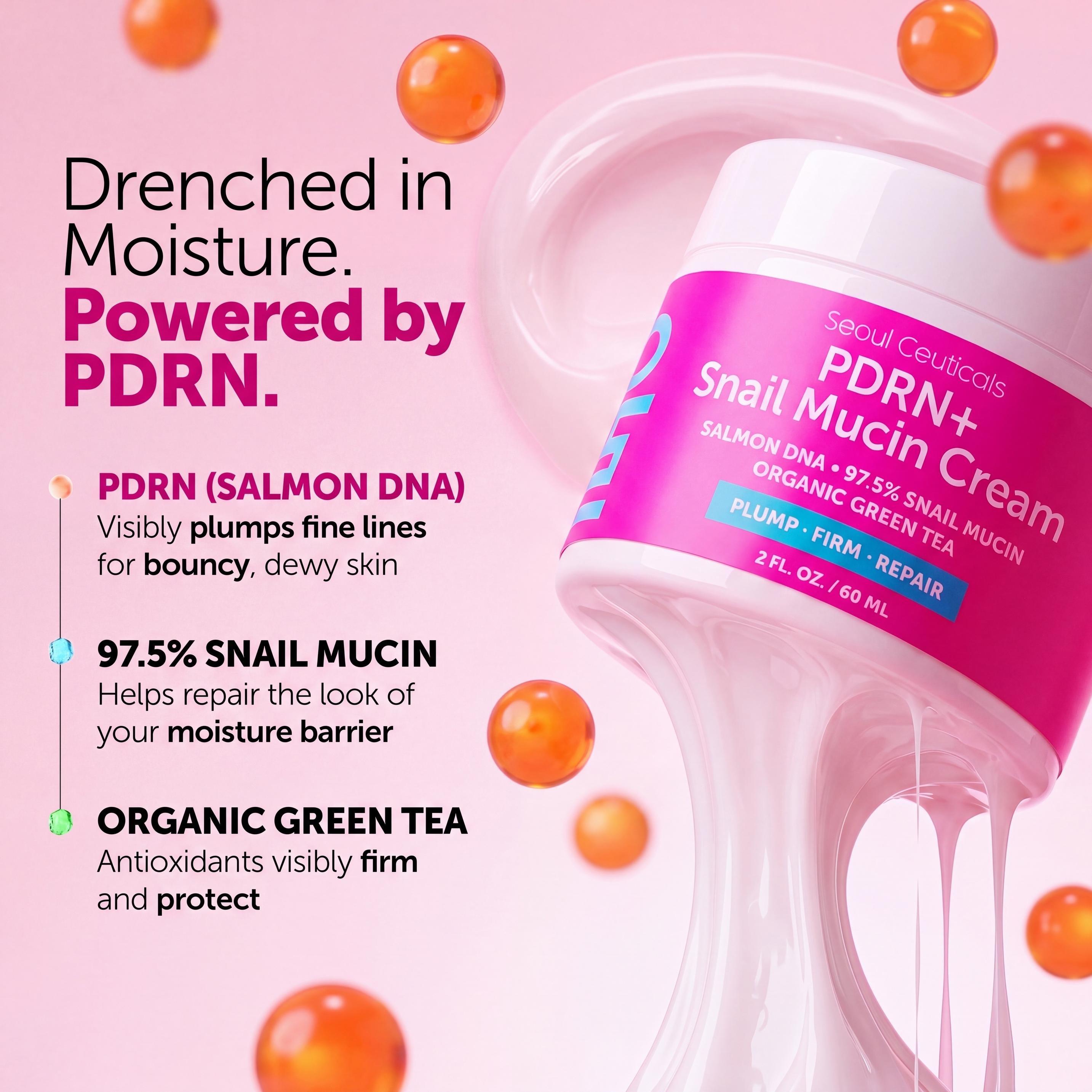 Крем Seoul Ceuticals Pdrn с ДНК лосося и муцином улитки — фото 6