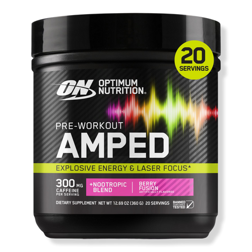 Optimum Nutrition - Berry Fusion Pre-Workout Amped | Ulta Beauty