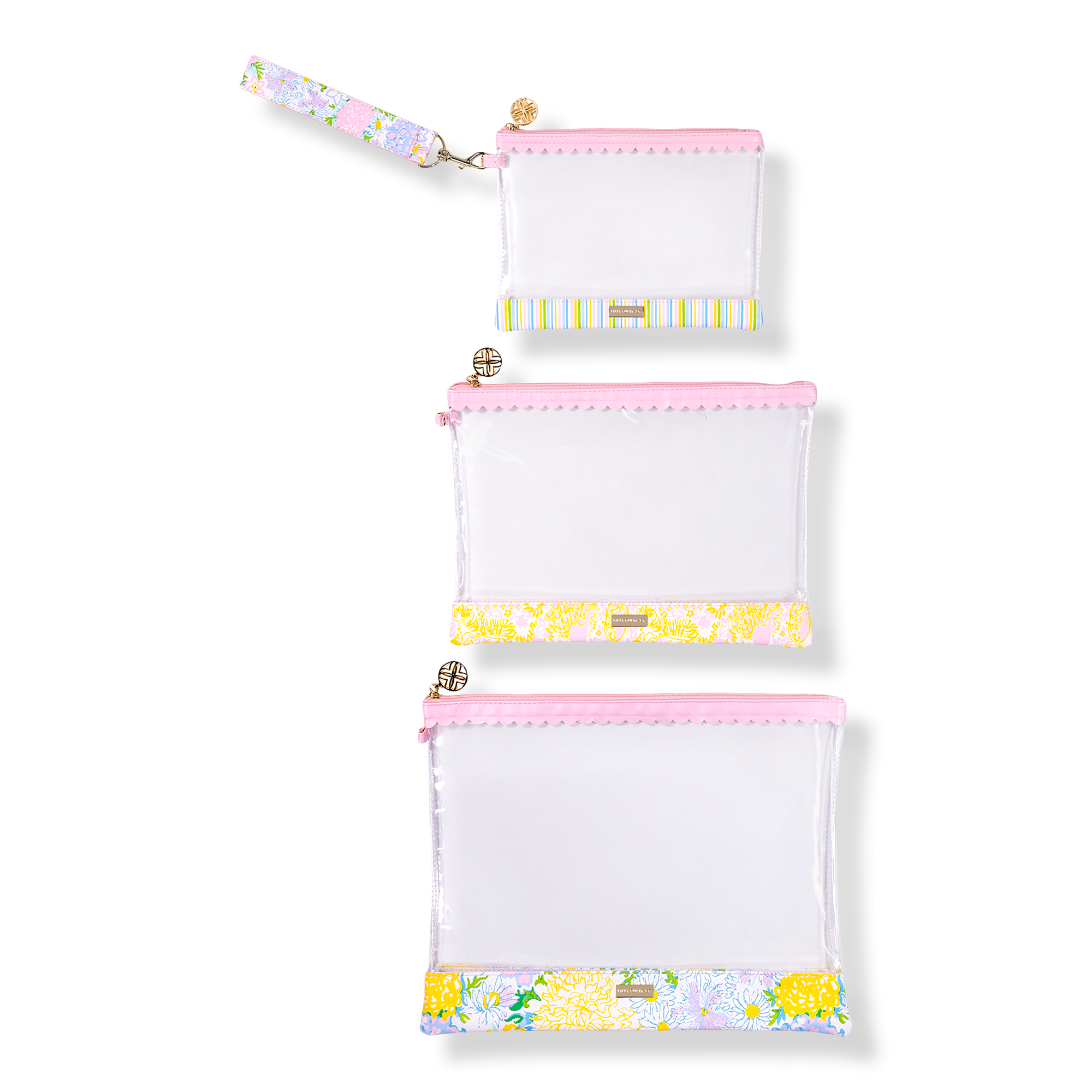 Lilly Pulitzer Carryall Trio Pouch Set #1