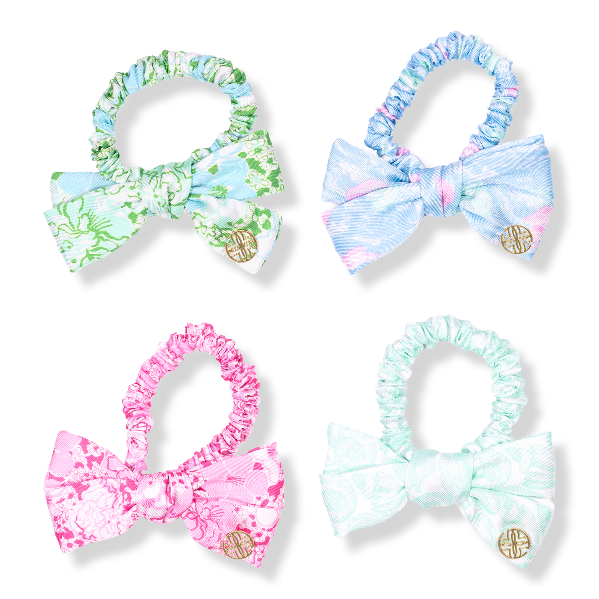 Lilly Pulitzer Mini Scrunchie Set with Bow #1