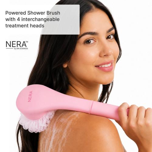 Spa Sciences - Pink NERA Power Shower Brush | Ulta Beauty