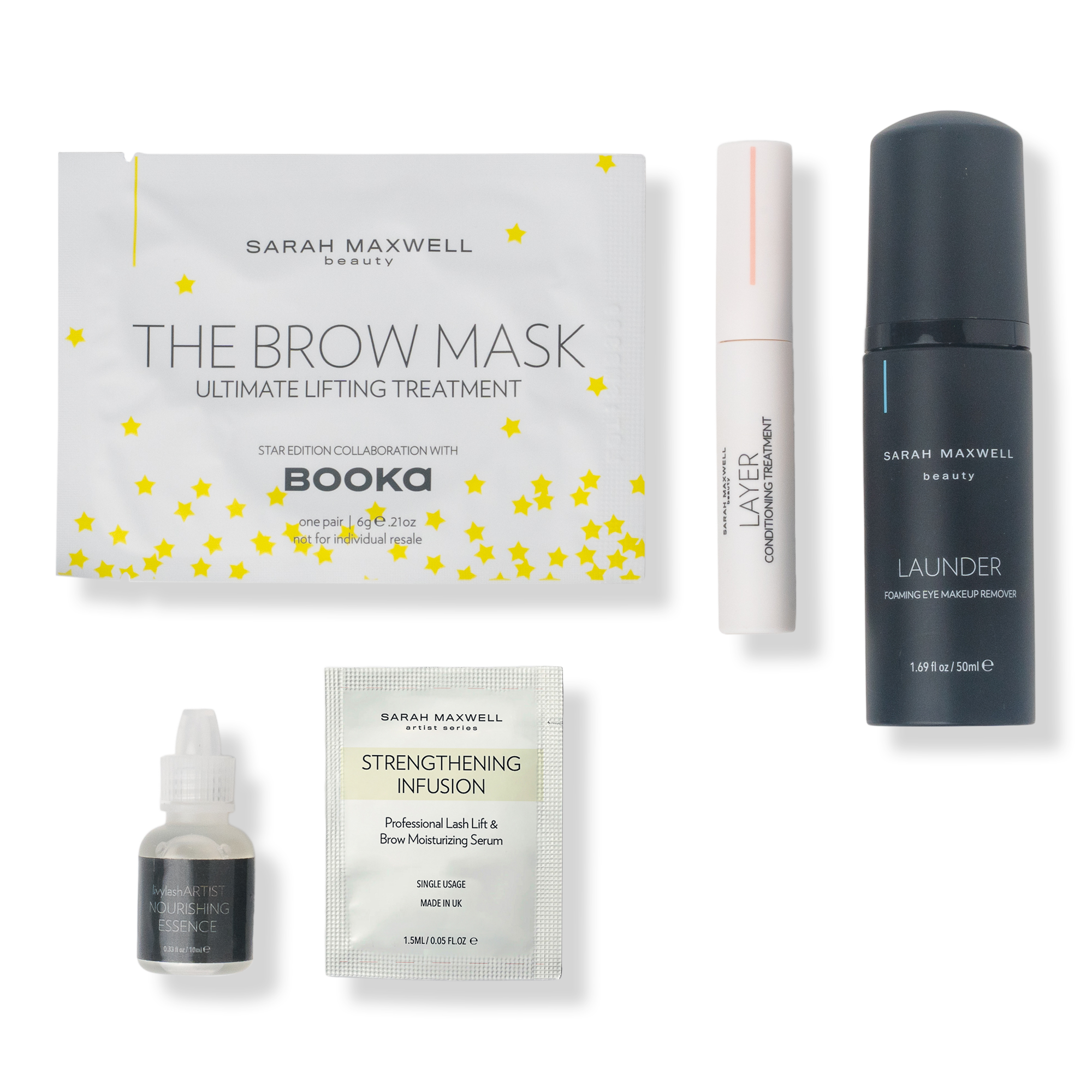 Набор для коррекции ламинирования ресниц Sarah Maxwell Beauty Lash Lift — фото 1