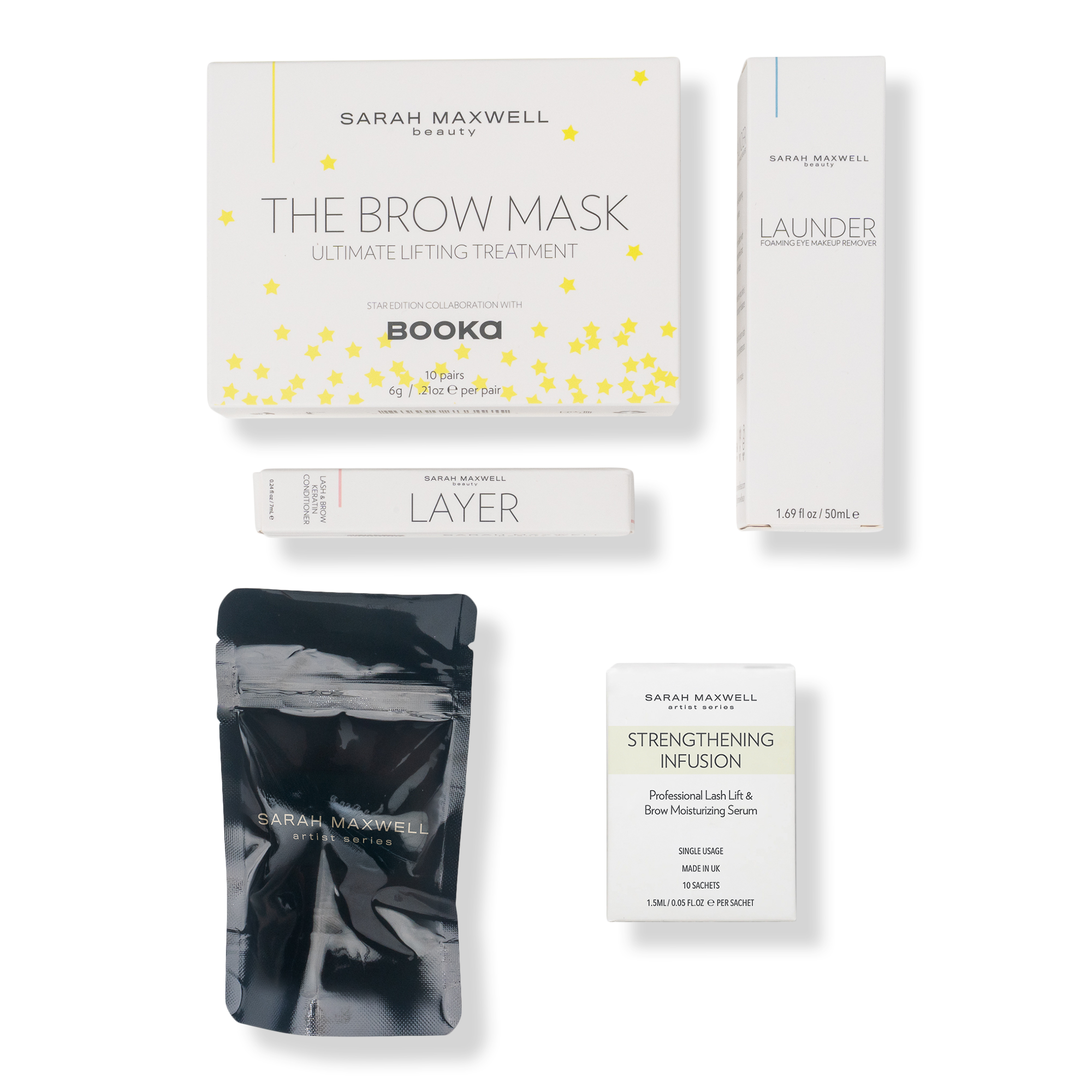 Набор для коррекции ламинирования ресниц Sarah Maxwell Beauty Lash Lift Plus — фото 1