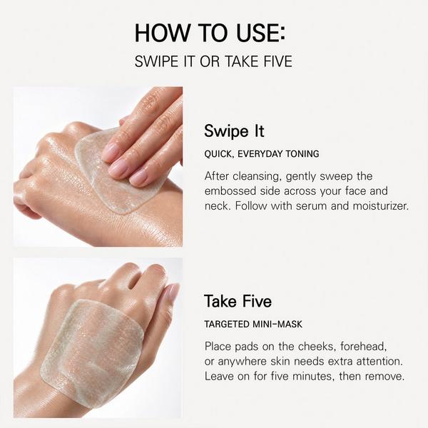 BYROE Green Juice & Peptide 5+ Toner Pads #6