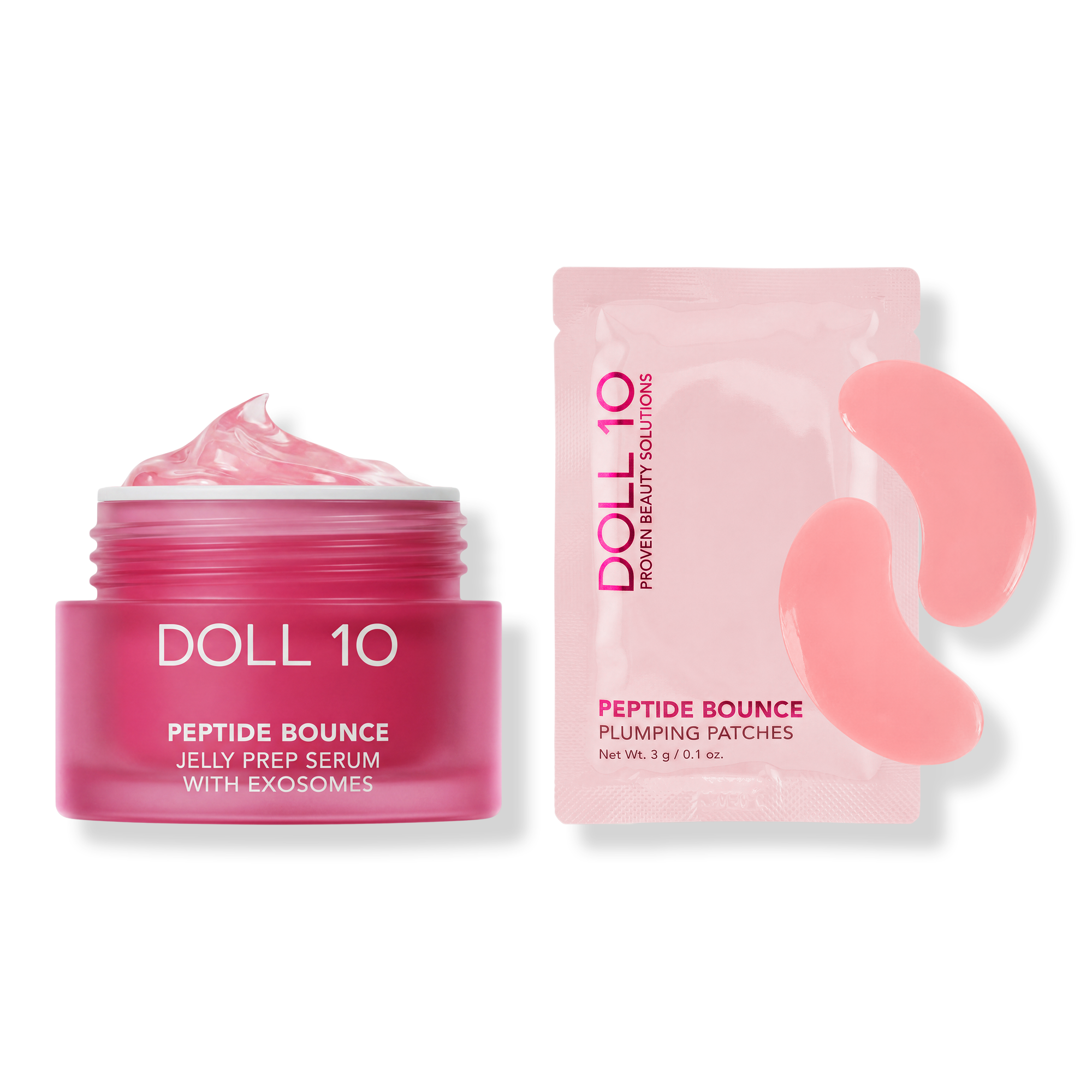 Doll 10 Peptide Bounce Jelly Prep Serum and Plumping Eye Patch Set — фото 1
