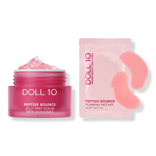 Doll 10 Peptide Bounce Jelly Prep Serum and Plumping Eye Patch Set #1