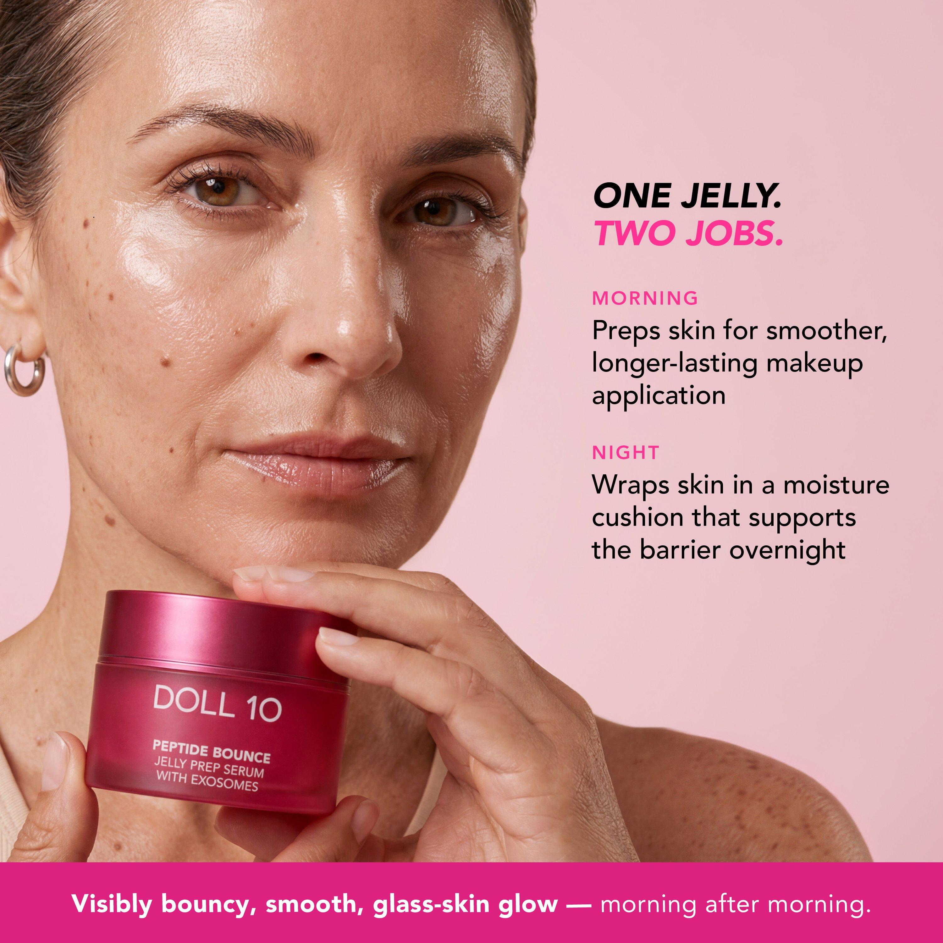 Doll 10 Peptide Bounce Jelly Prep Serum and Plumping Eye Patch Set — фото 3