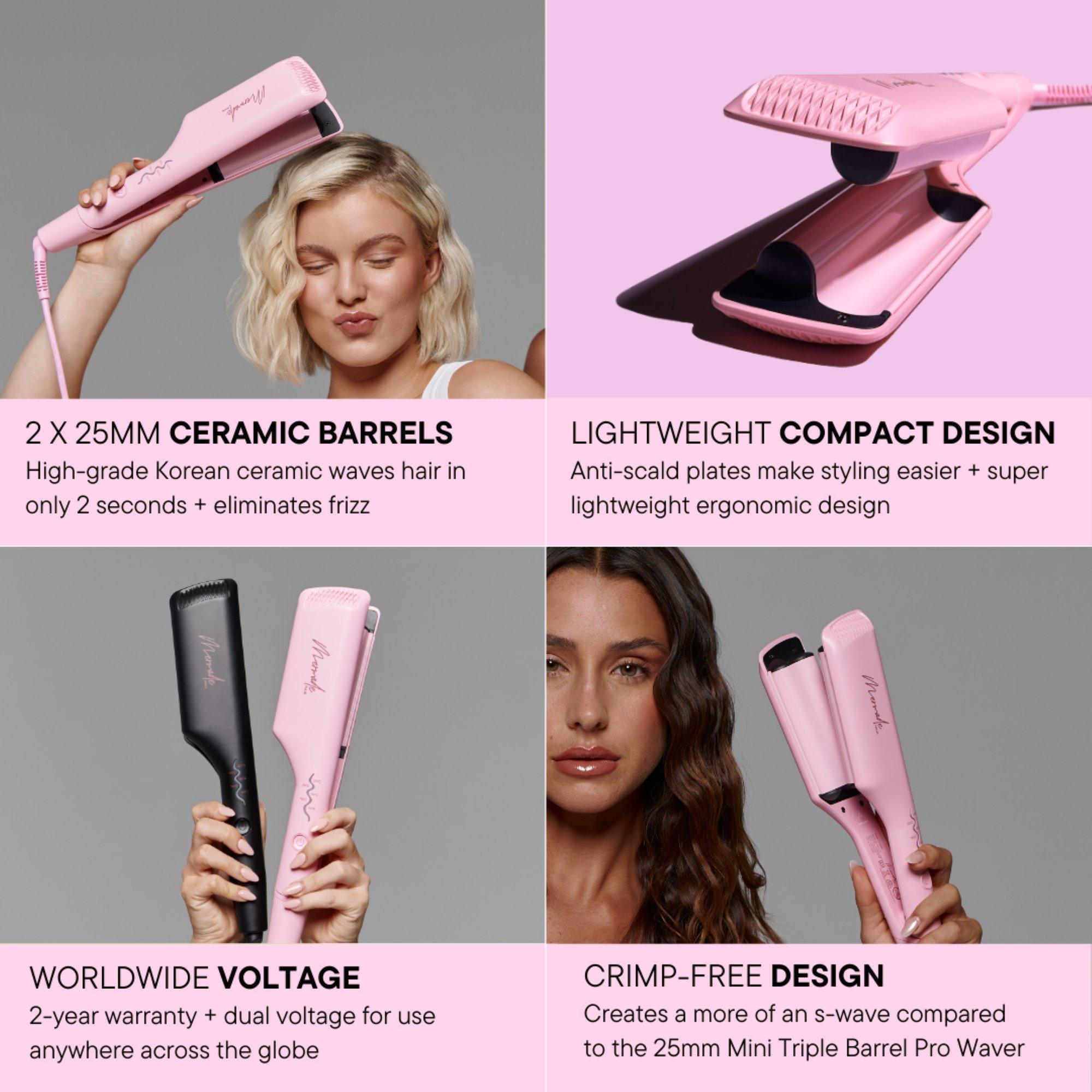 Mermade Hair Double Waver, цвет: Чёрный — фото 4