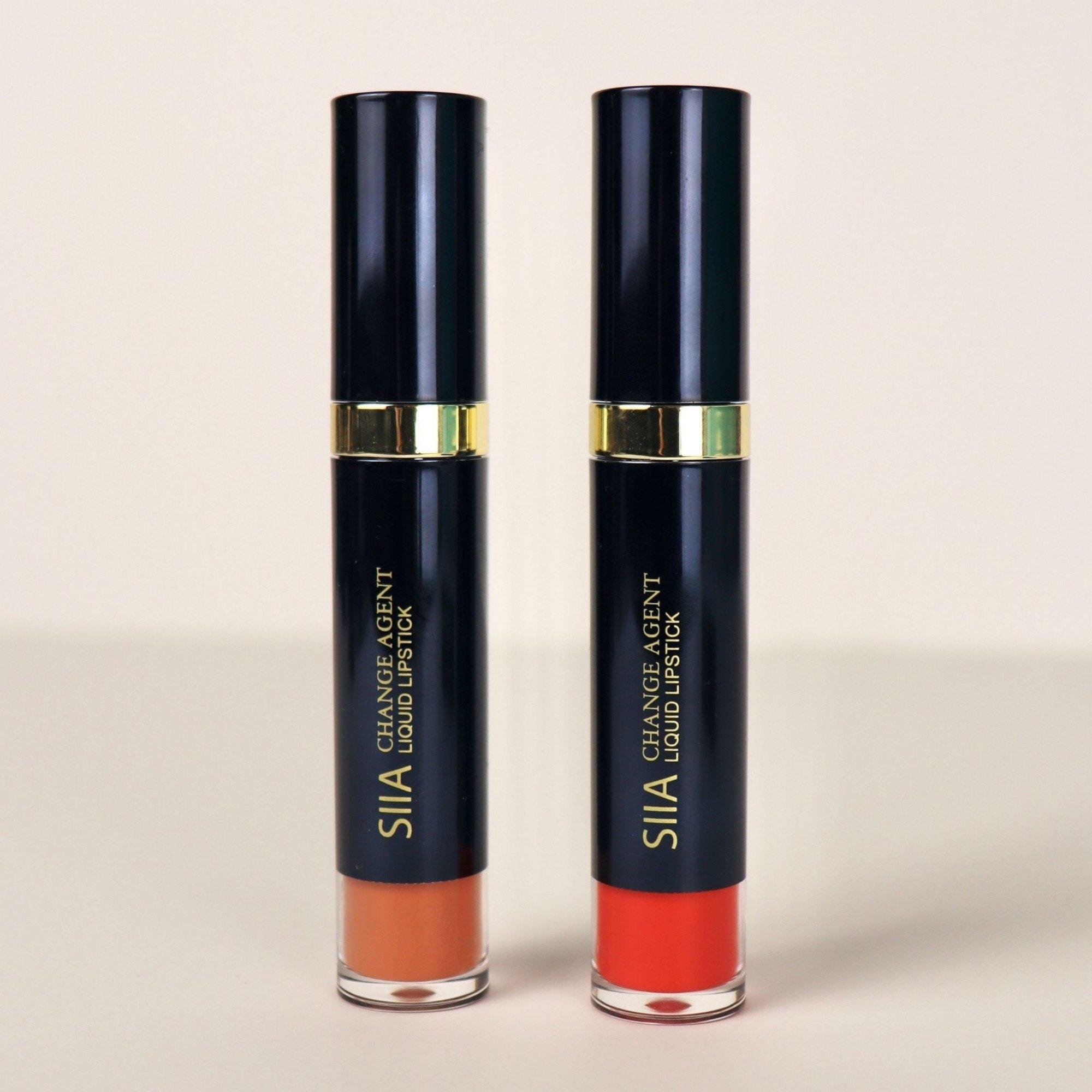 Набор из 3 стойких матовых жидких помад SIIA Cosmetics Change Agent, цвет: Красный — фото 6