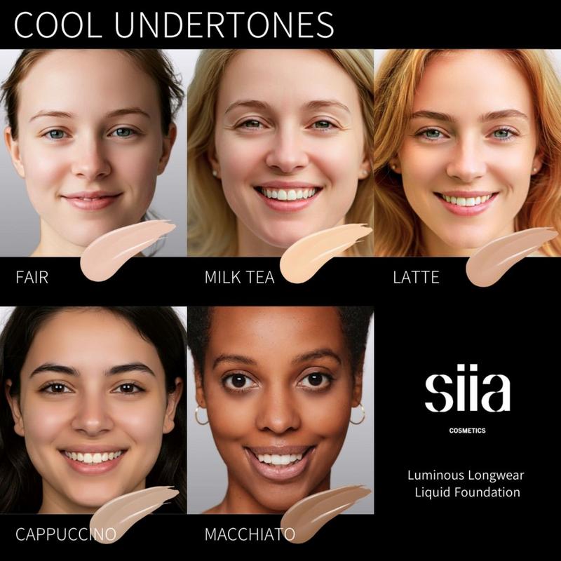 SIIA Cosmetics - Americano Luminous Longwear Liquid Foundation