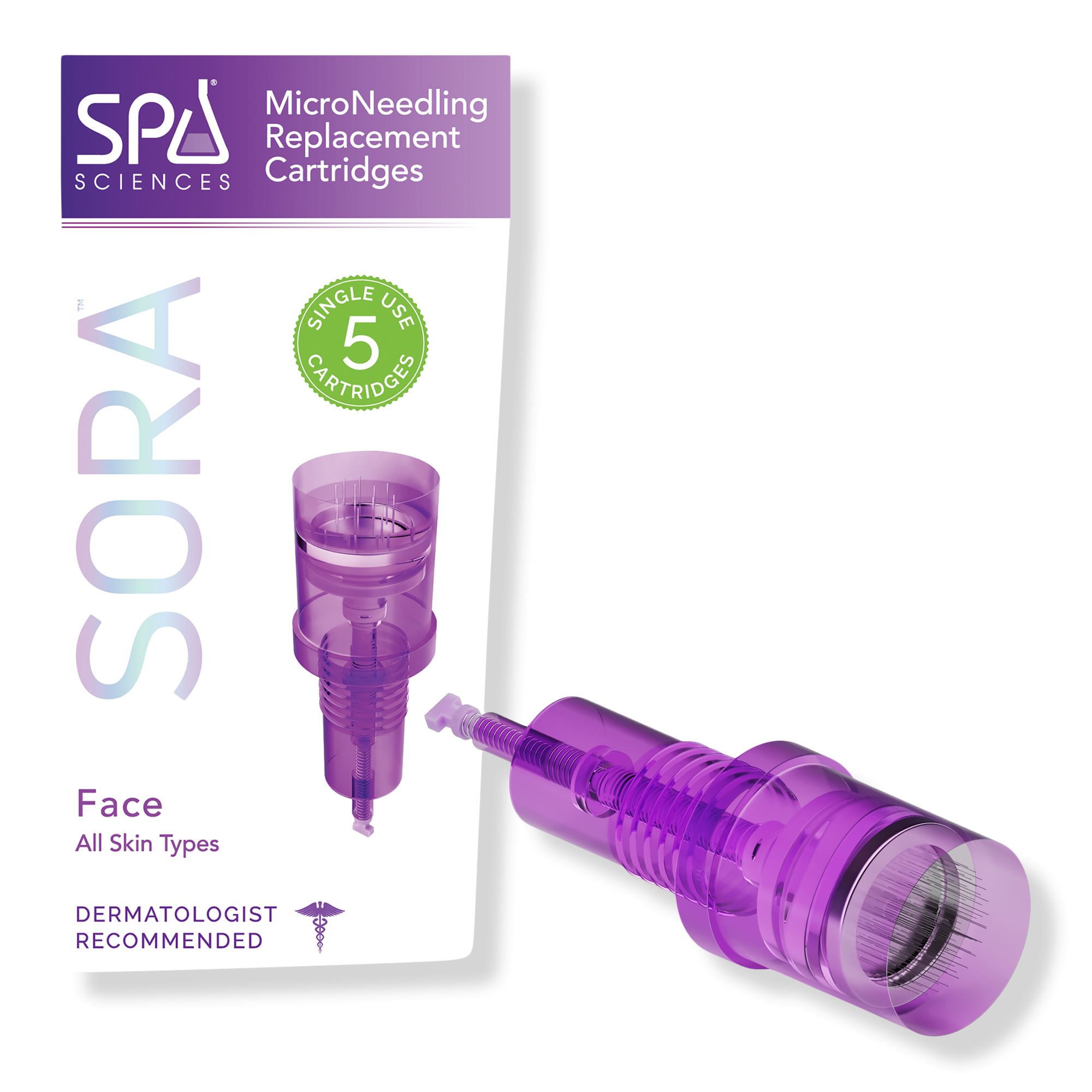 Spa Sciences SORA 12 Pin Microneedling Replacement Kit #1