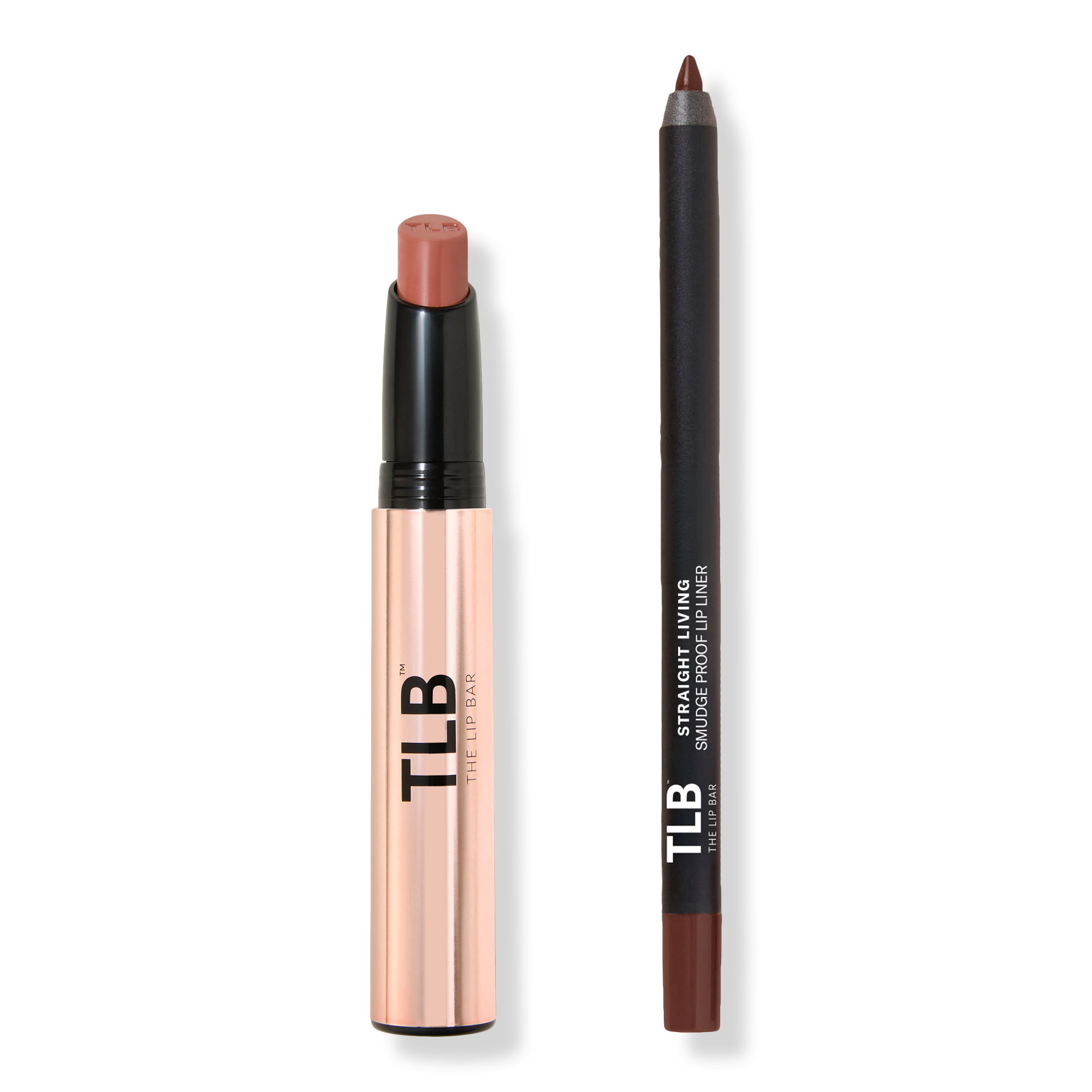 The Lip Bar Long Haul Longwear Matte Lipstick & Straight Line Lip Liner Set #1