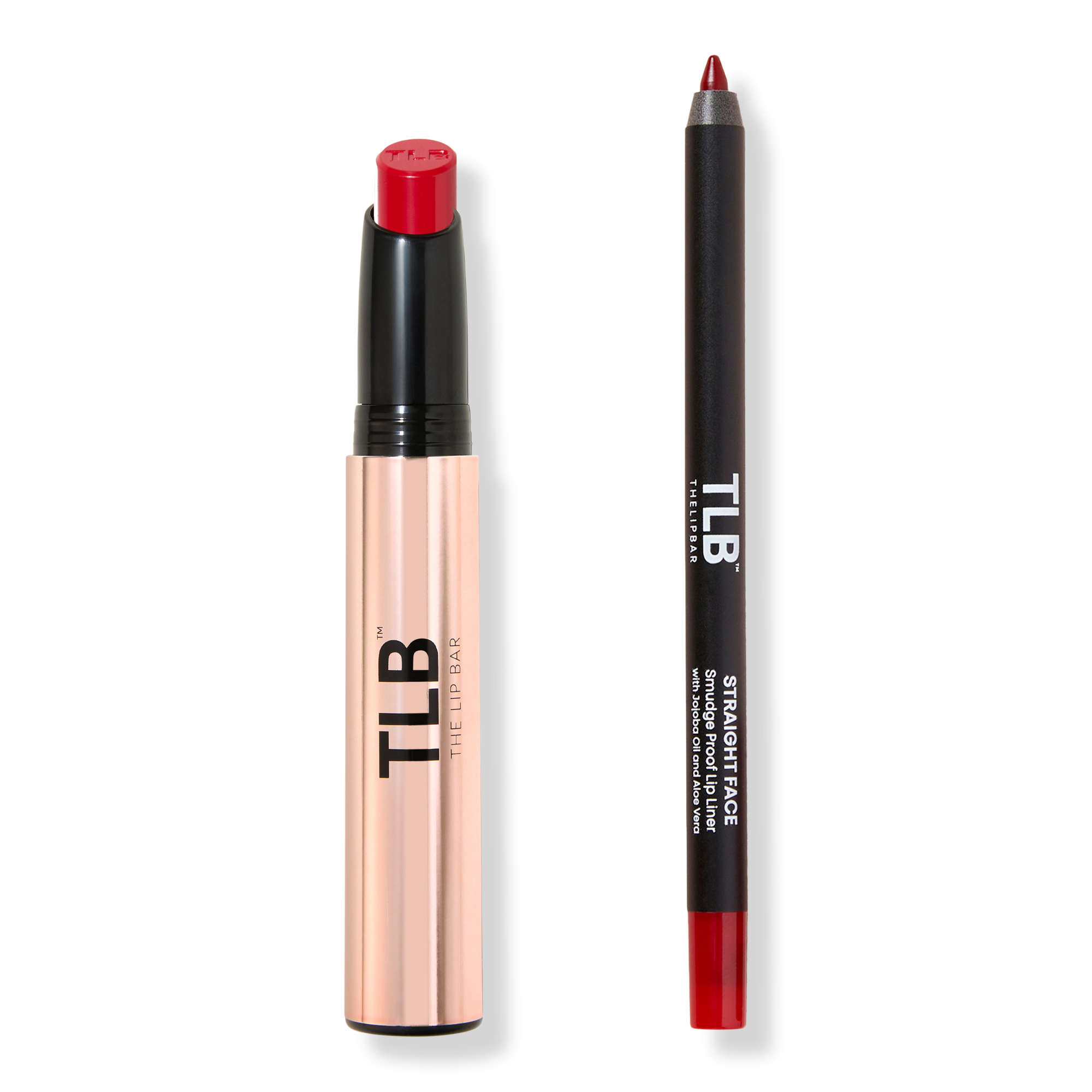 The Lip Bar Long Haul Longwear Matte Lipstick & Straight Line Lip Liner Set #1