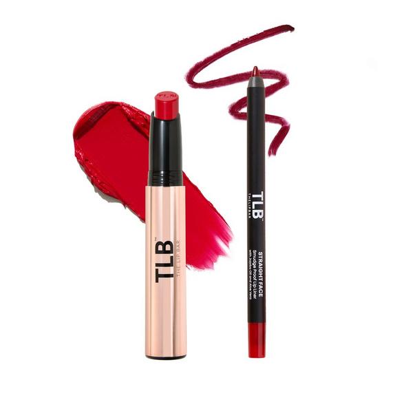 The Lip Bar Long Haul Longwear Matte Lipstick & Straight Line Lip Liner Set #3