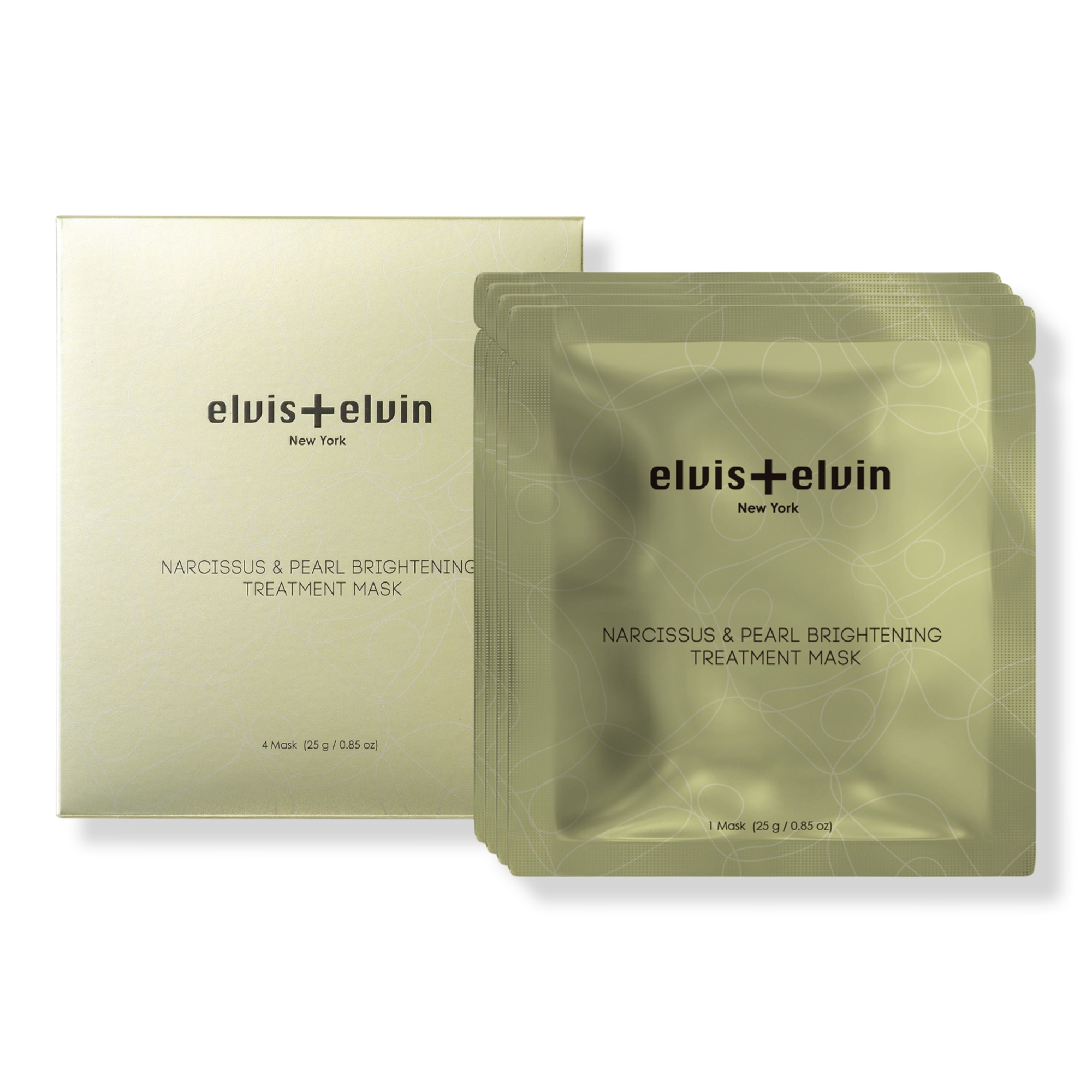 elvis+elvin Narcissus & Pearl Brightening Treatment Mask #1