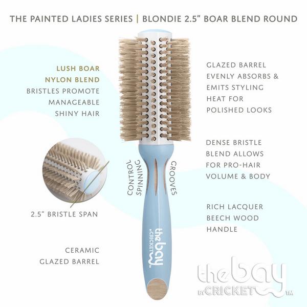 Cricket The Bay Blondie Boar Blend Round Brush #5