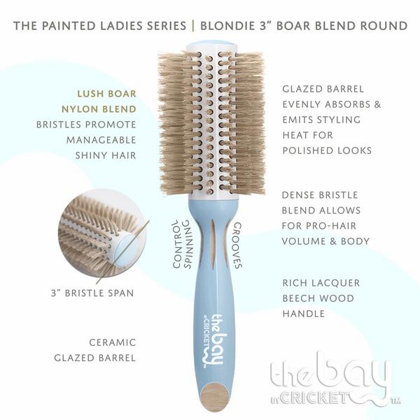 Cricket The Bay Blondie Boar Blend Round Brush #5