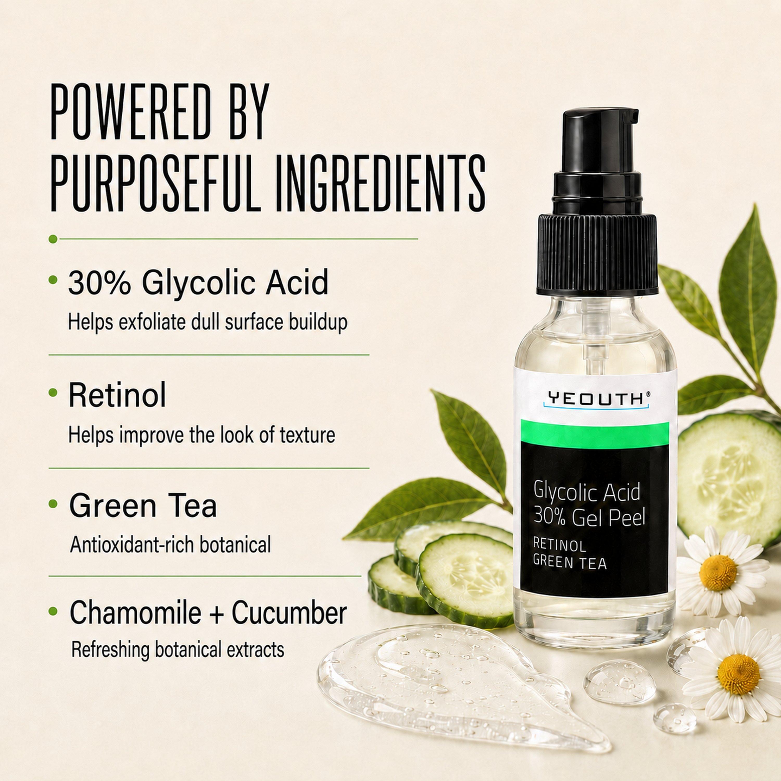 Пилинг для лица с гликолевой кислотой 30% Yeouth Skincare — фото 2