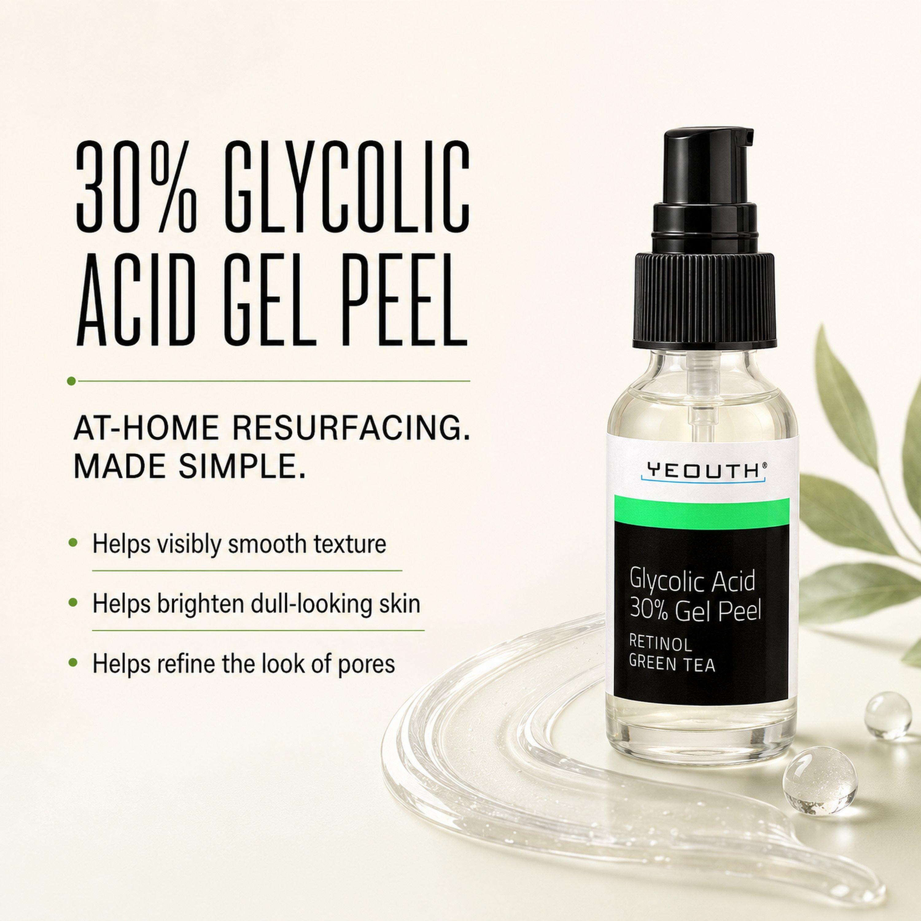 Пилинг для лица с гликолевой кислотой 30% Yeouth Skincare — фото 3
