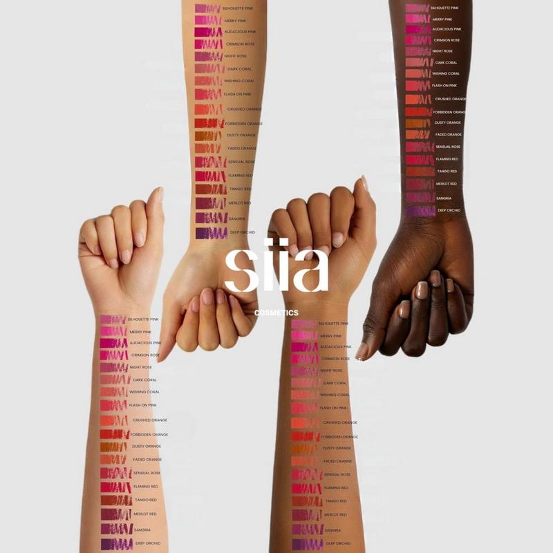 SIIA Cosmetics - M268 Dusty Orange Change Agent Matte Lipstick Duo