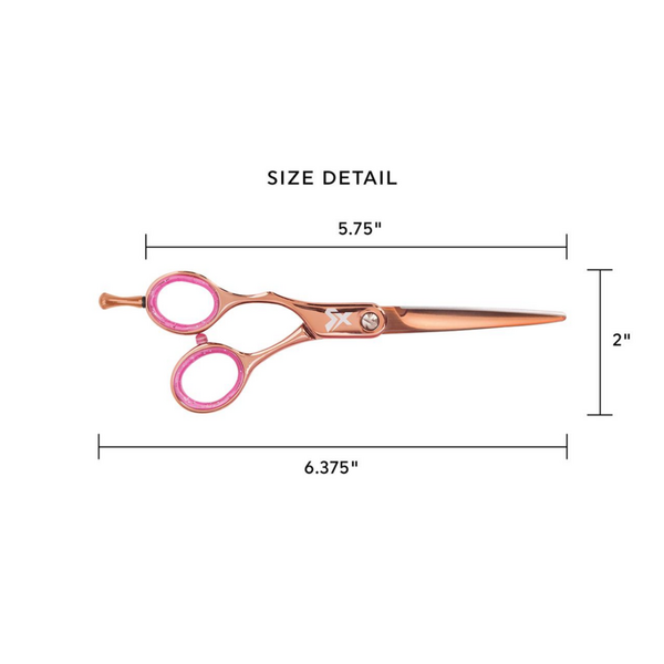 Cricket Shear Xpressions Hey Rosie Lefty 5.75" Shear #2