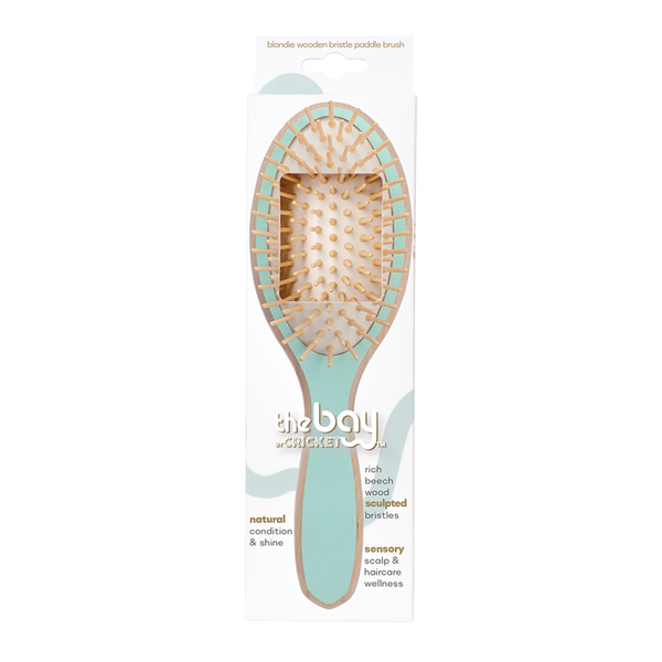 Cricket The Bay Blondie Wooden Bristles Paddle Brush #5