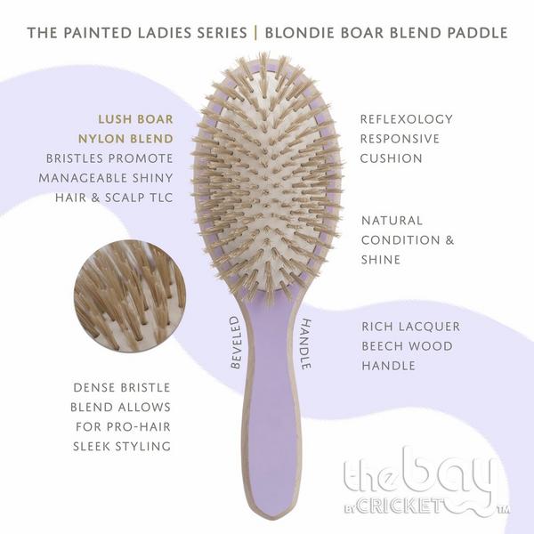 Cricket The Bay Blondie Boar Blend Paddle Brush #3