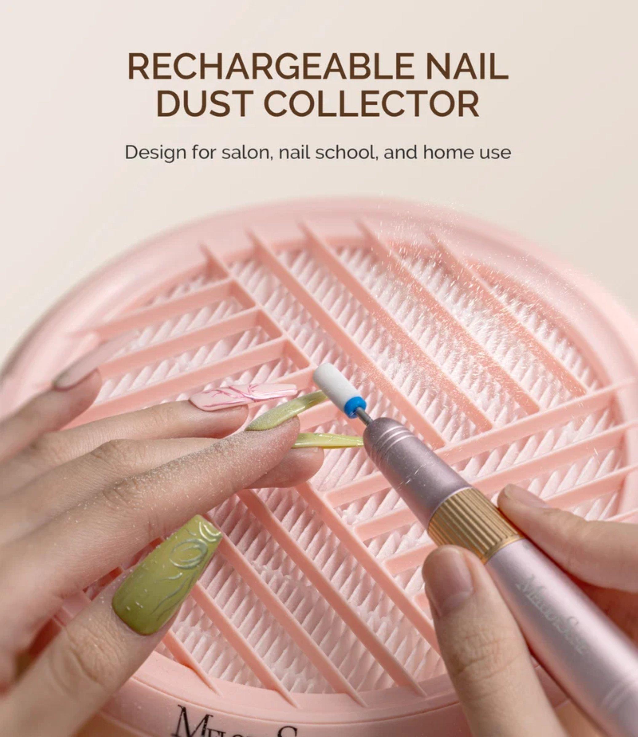 MelodySusie Cordless & Rechargeable Nail Dust Collector SProR, цвет: Розовый — фото 5