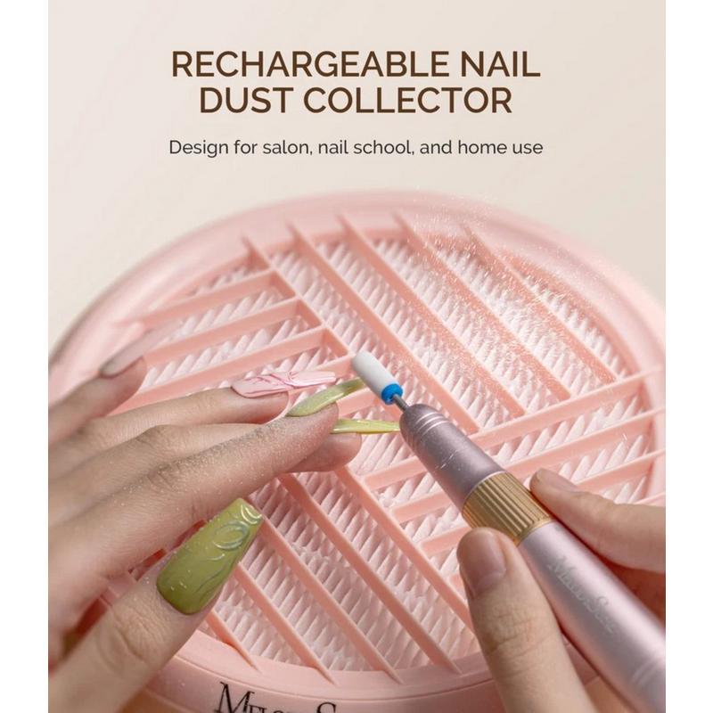 Mirage NAIL DUST COLLECTER 本体 フィルター付 MelodySusie - Pink Cordless & Rechargeable Nail Dust Collector