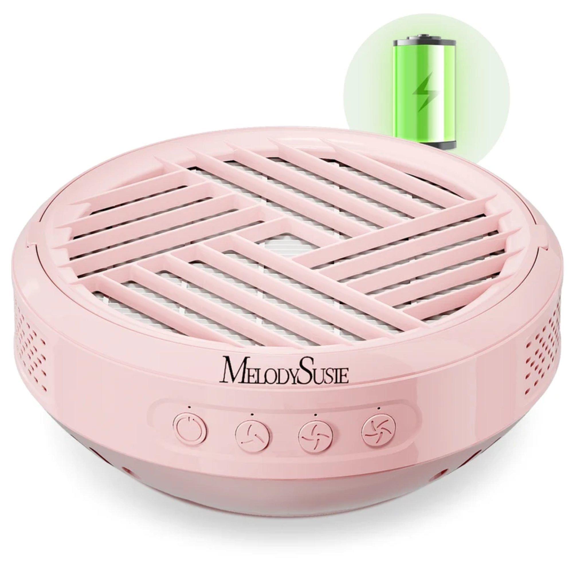 MelodySusie Cordless & Rechargeable Nail Dust Collector SProR, цвет: Розовый — фото 9