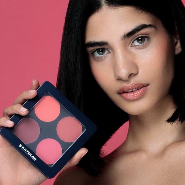 Kryolan Professional Makeup Cream Blush Palette #4