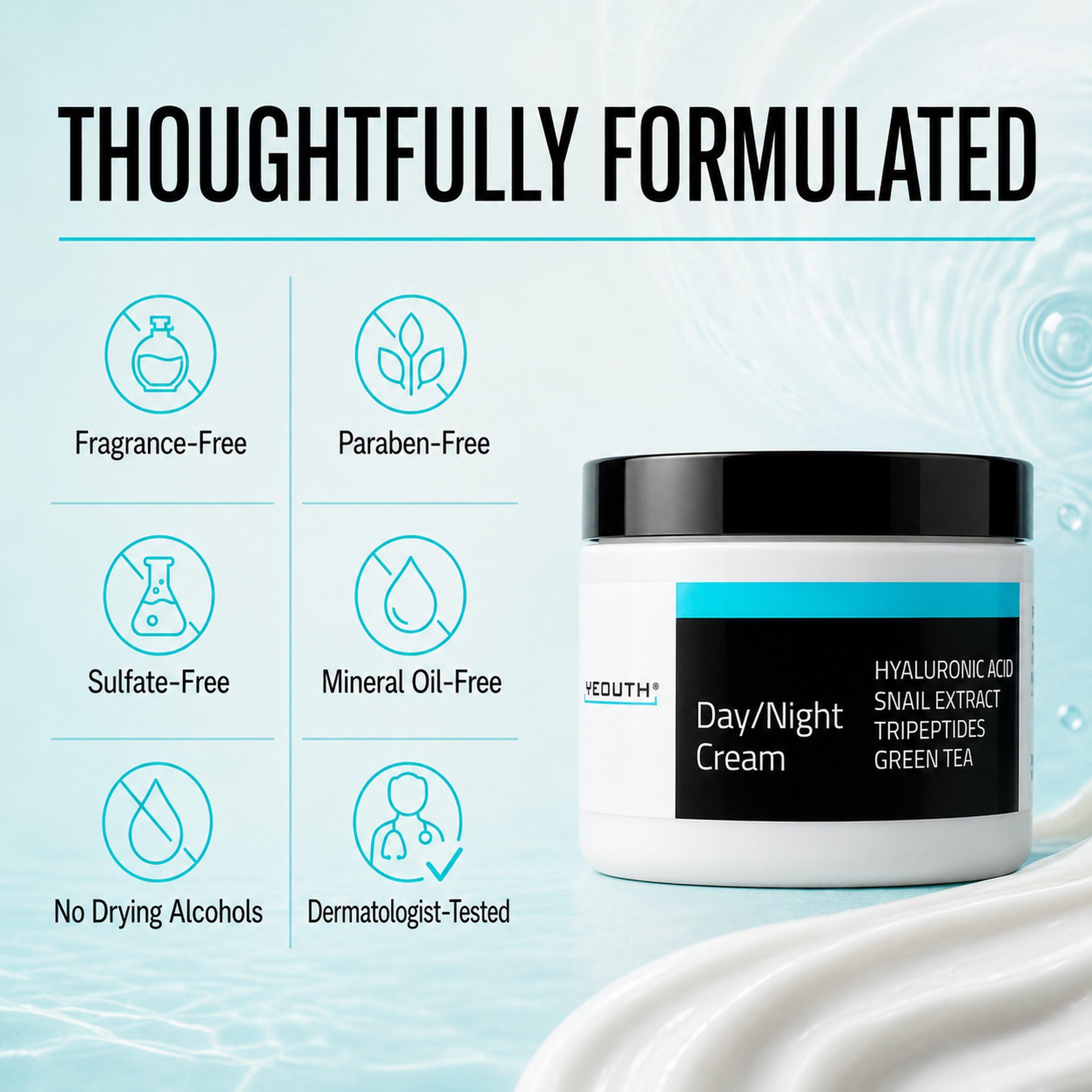 Дневной и ночной крем для лица Yeouth Skincare — фото 5