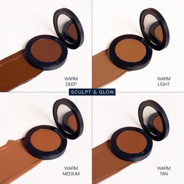 Kryolan Professional Makeup Sculpt & Glow Palette #8