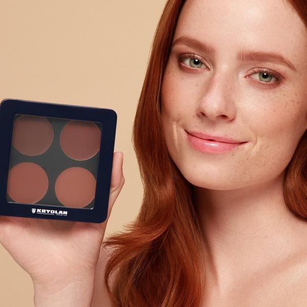 Kryolan Professional Makeup Sculpt & Glow Palette #5