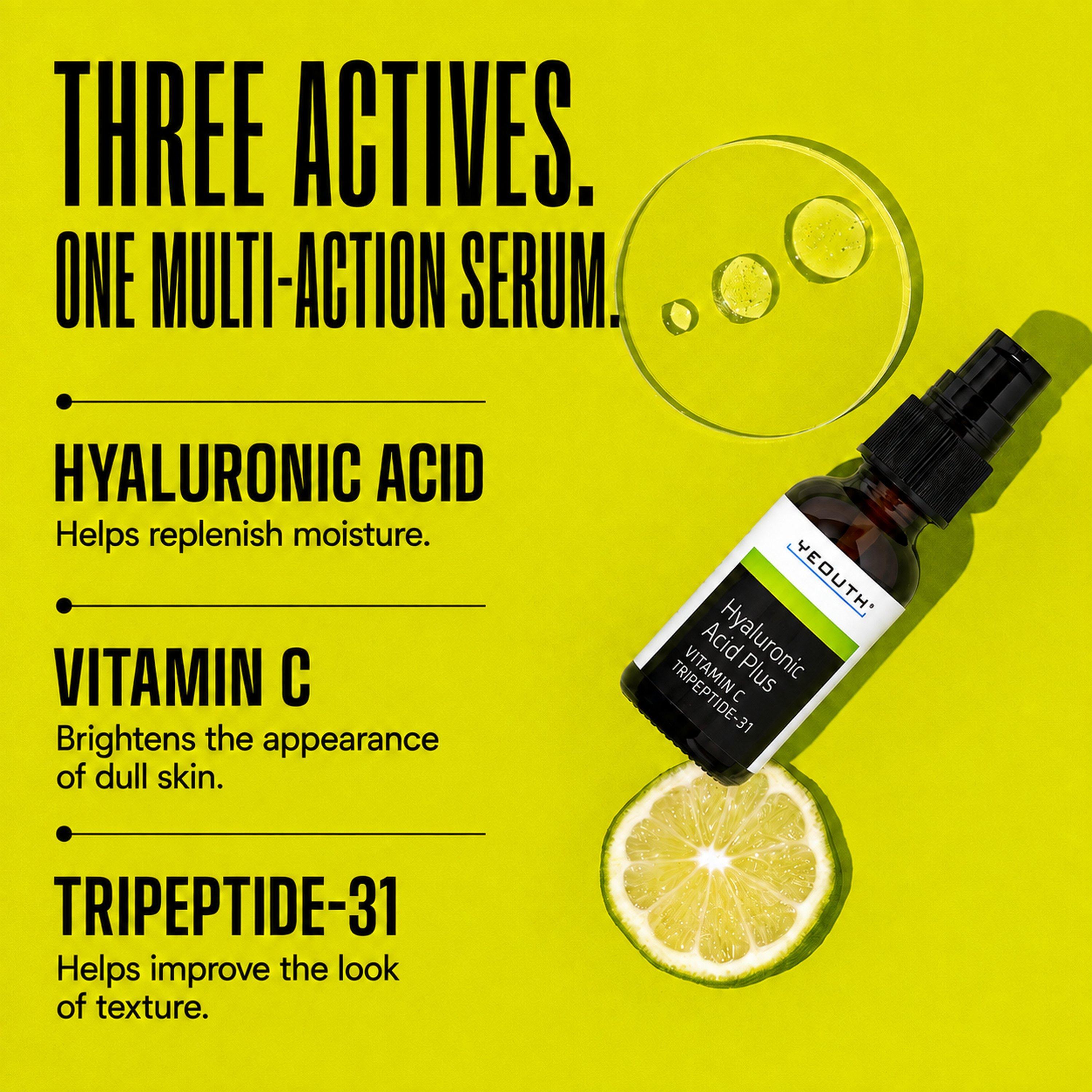 Сыворотка для лица Yeouth Skincare Hyaluronic Acid Plus — фото 3
