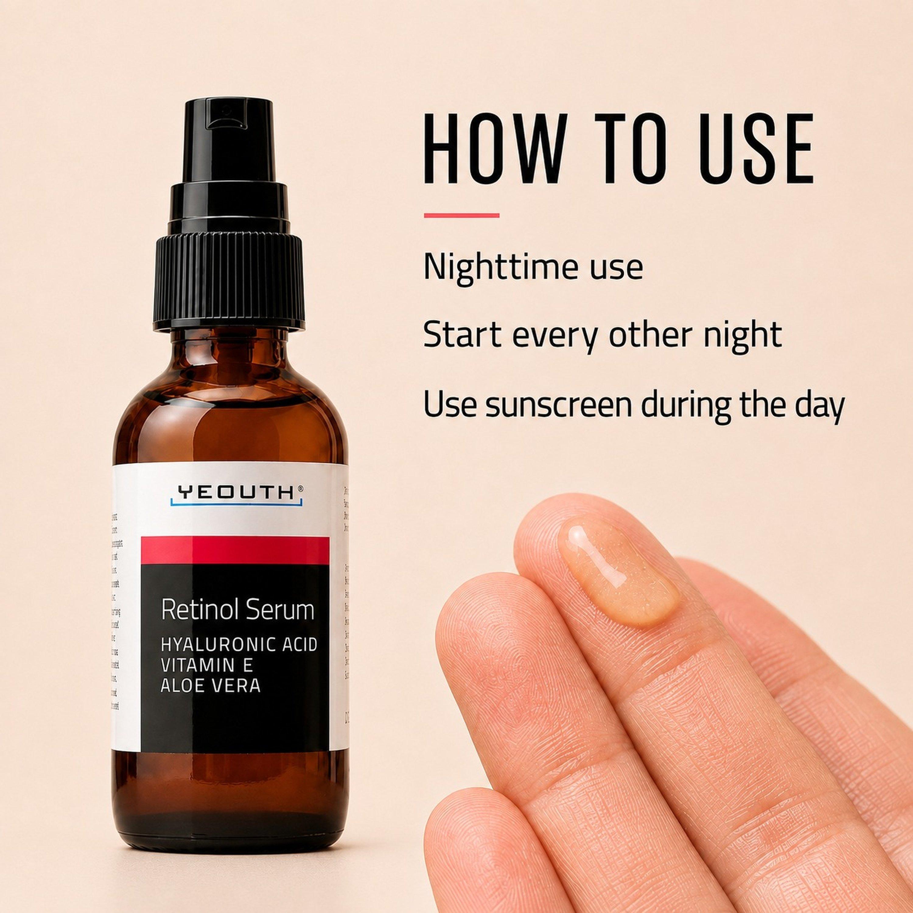 Сыворотка для лица Yeouth Skincare с ретинолом — фото 4