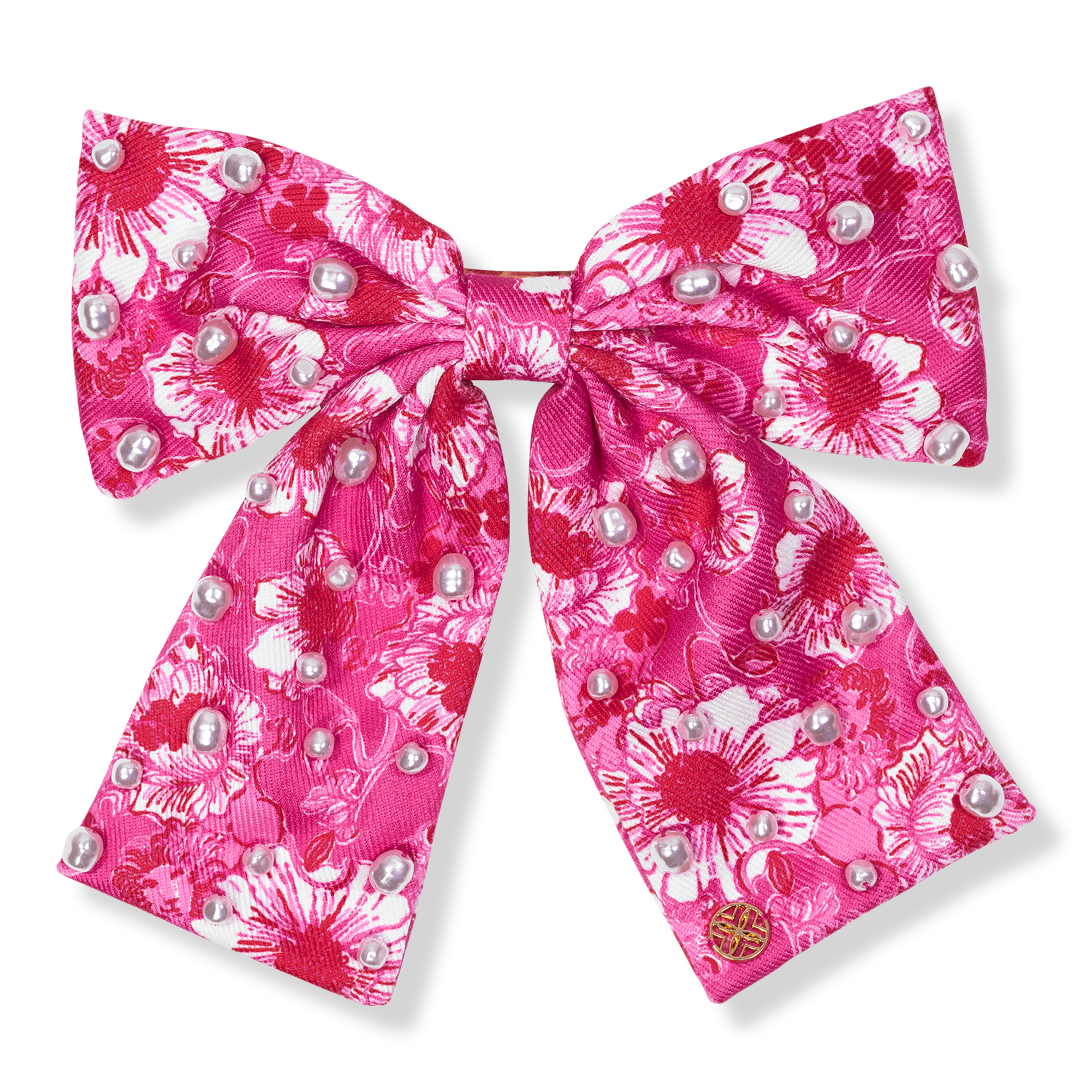 Lilly Pulitzer Embellished Bow Barrette #1