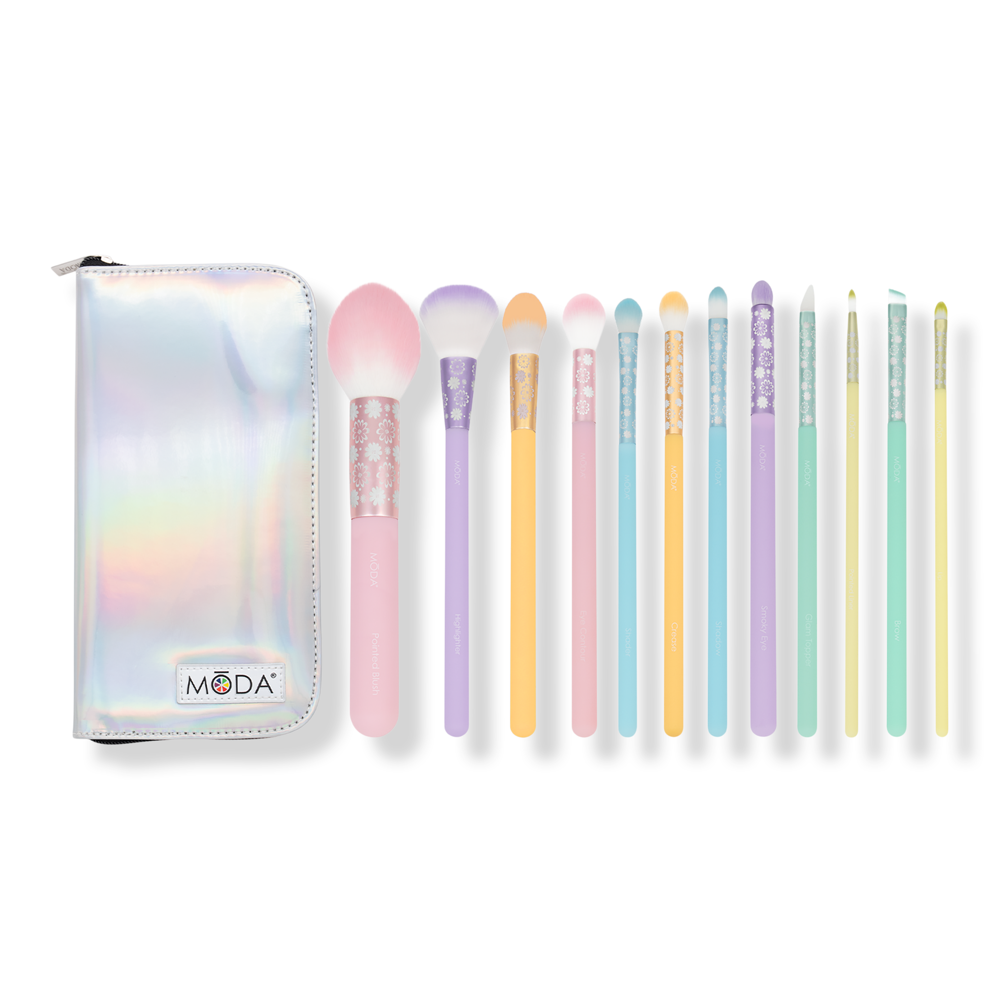 Набор кистей для макияжа Mōda Posh Pastel — фото 1
