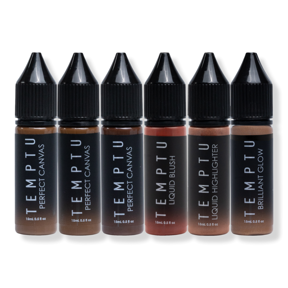 Perfect Canvas Photo Finish Airbrush Makeup Set - Dark to Deep