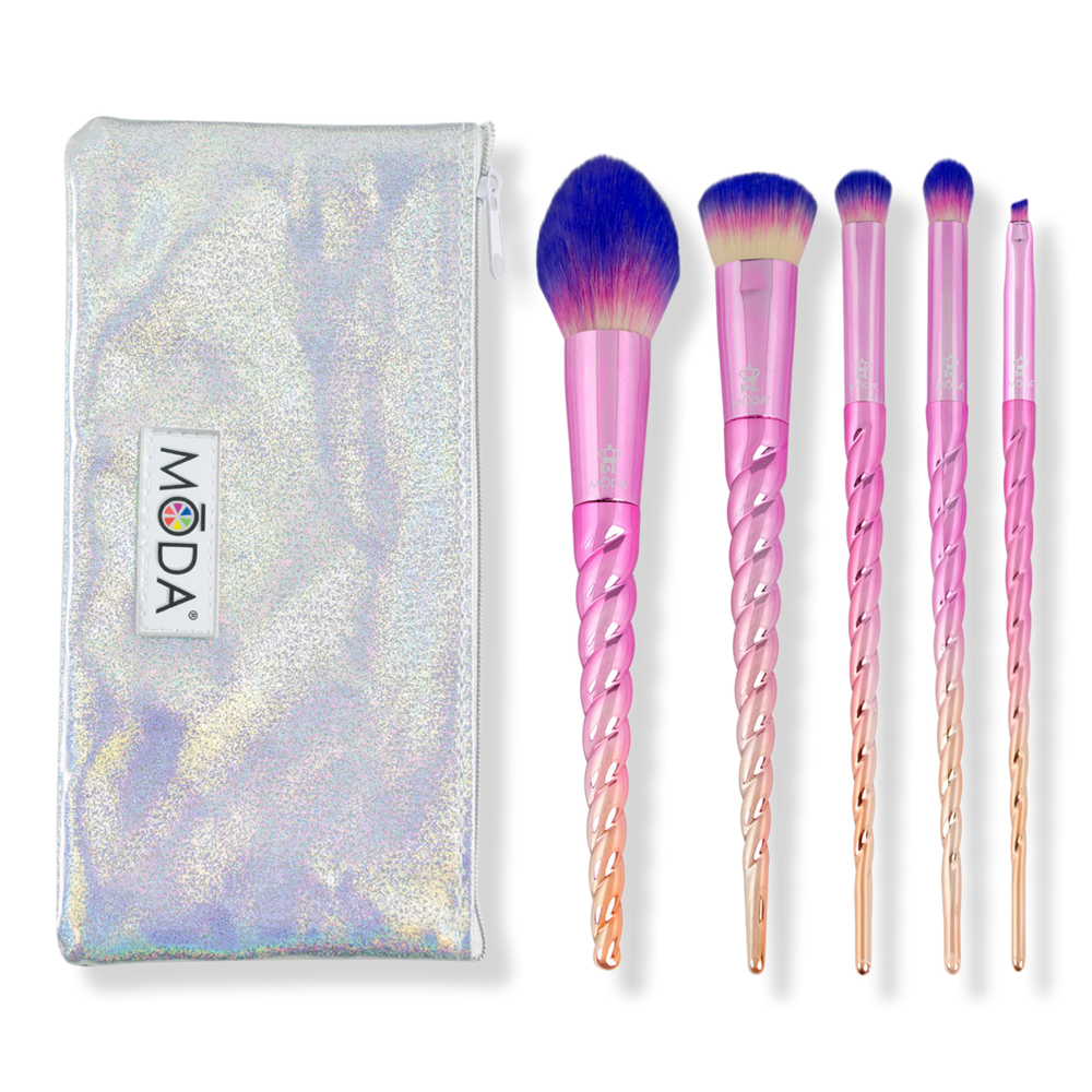 MODA Mythical Star Travel Makeup Brush Kit
