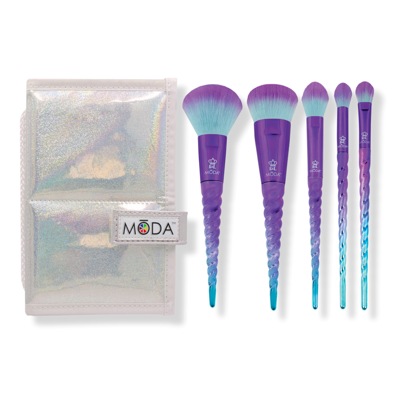 MŌDA - Mythical Celestial Blue Flip Makeup Brush Kit | Ulta Beauty