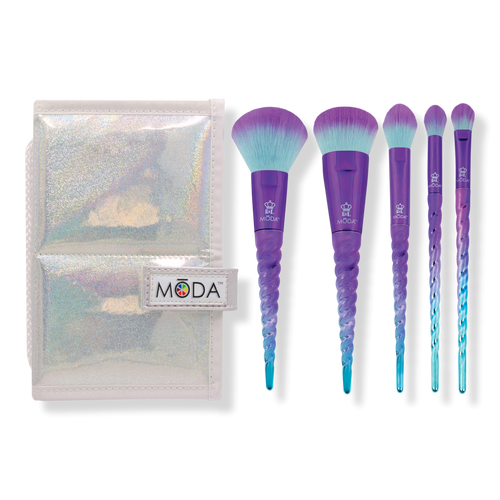 MŌDA - Mythical Celestial Blue Flip Makeup Brush Kit | Ulta Beauty