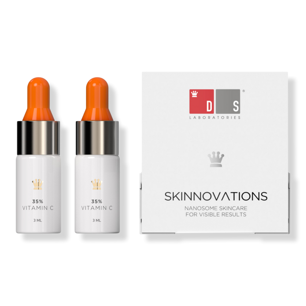 DS Laboratories Pure Vitamin C 35% Perfecting + Brightening Serum Travel Size Duo