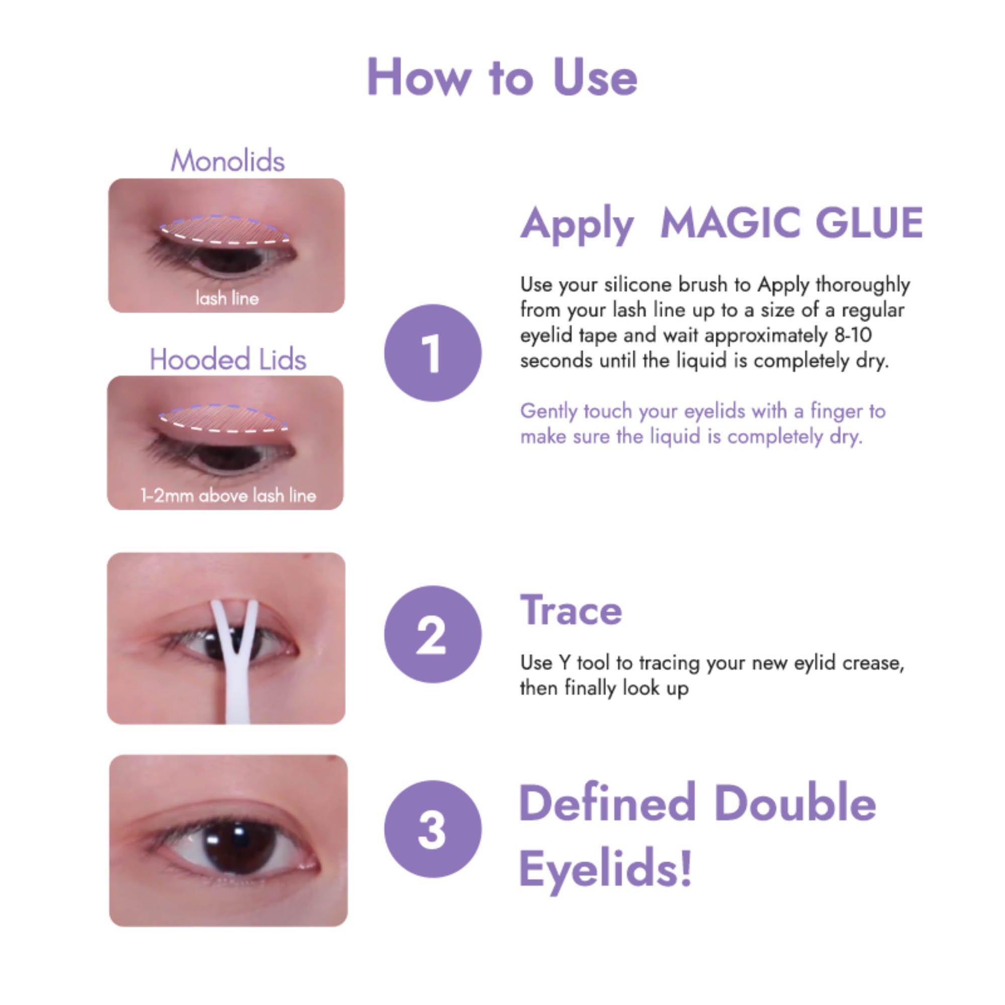 Набор клея для век Char Cosmetics Magic Glue Duo — фото 7