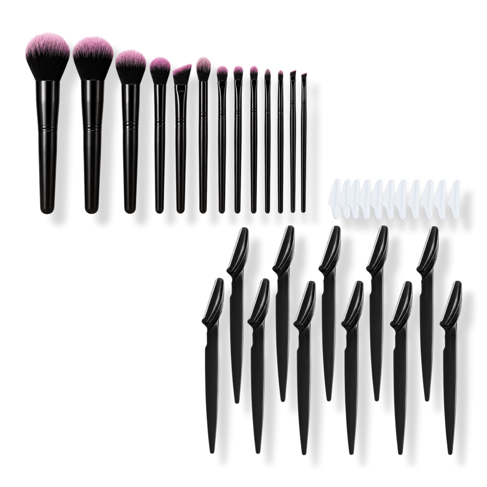 CosmoGlo 37-Piece Professional Makeup Brush Set