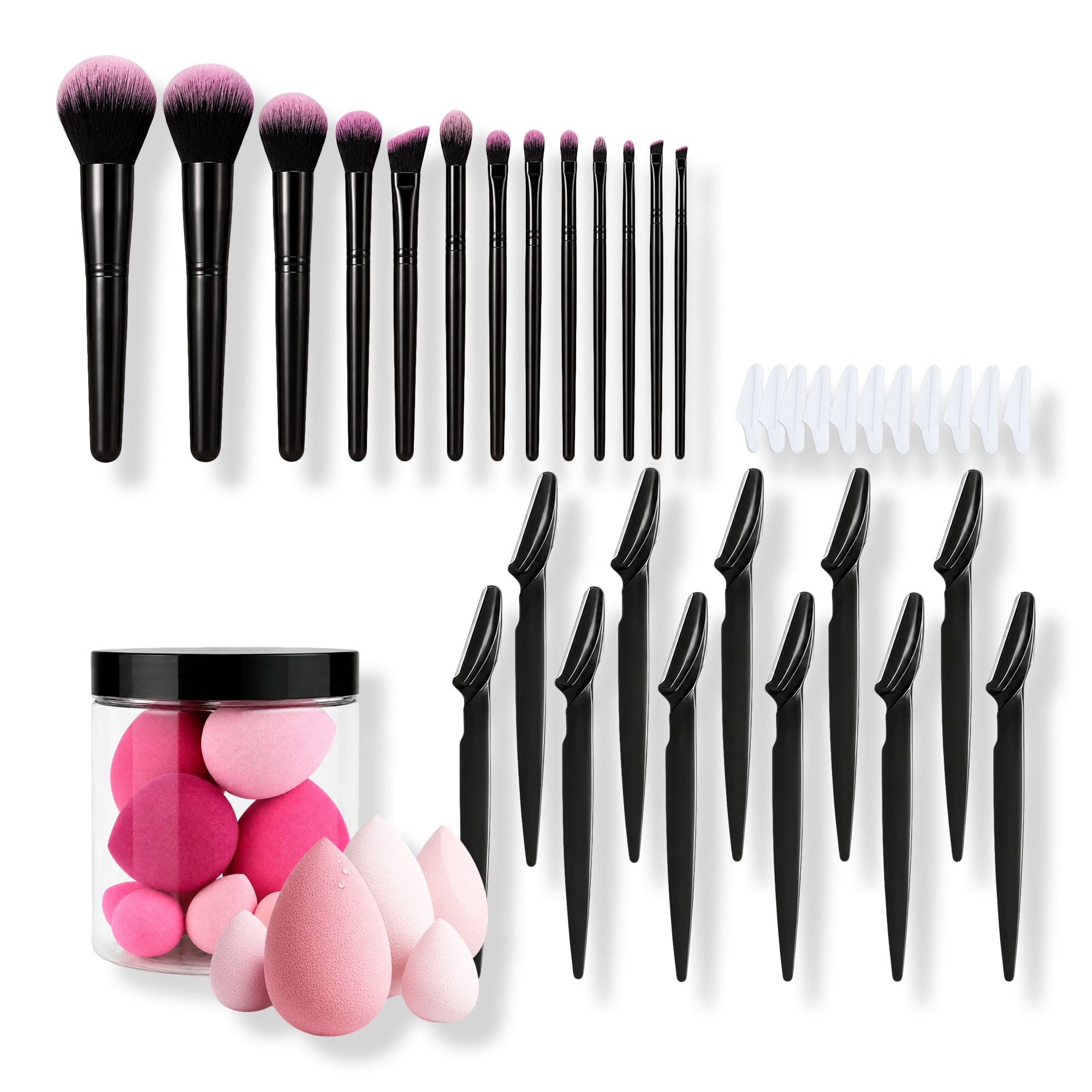CosmoGlo 44-Piece Professional Makeup Brush Set #1